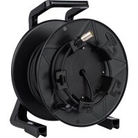 Main product image for Hand Operated Heavy Duty Plastic Large Cord Storage Reel with Stand and Brake